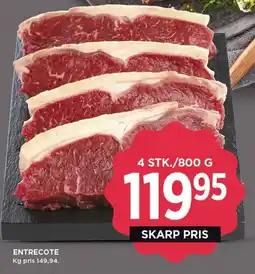 MENY Entrecote tilbud