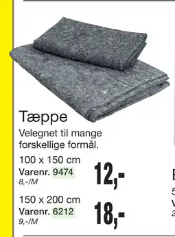 Harald Nyborg Tæppe tilbud