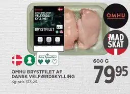 MENY OMHU Brystfilet af dansk velfærdskylling tilbud