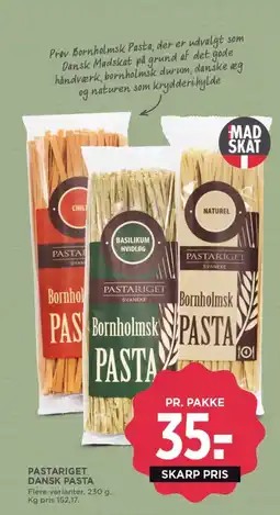 MENY Pastariget Dansk Pasta tilbud