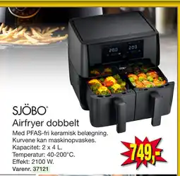 Harald Nyborg Airfryer dobbelt tilbud