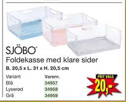 Harald Nyborg Foldekasse med klare sider tilbud