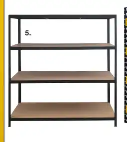 Harald Nyborg Stålreol med 4 hylder tilbud