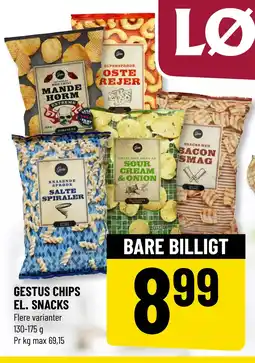Løvbjerg GESTUS CHIPS EL. SNACKS tilbud