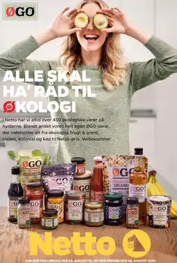 Netto ALLE SKAL HA' RÅD TIL ØKOLOGI tilbud