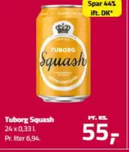Fleggaard Tuborg Squash tilbud