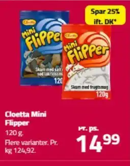 Fleggaard Cloetta Mini Flipper tilbud