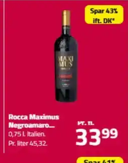 Rocca Maximus Negroamaro