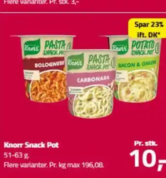 Fleggaard Knorr Snack Pot tilbud