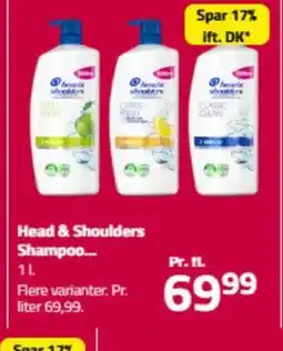 Fleggaard Head & Shoulders Shampoo tilbud