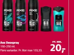 Fleggaard Axe Deospray tilbud