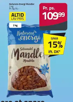 Fleggaard Naturens Energi Mandler tilbud