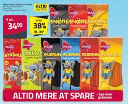 Fleggaard Malaco Snøre, Stjerner el. Strimler tilbud