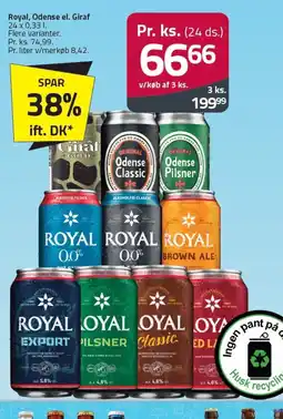 Fleggaard Royal, Odense el. Giraf tilbud