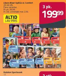 Fleggaard Libero Bleer Up&Go el. Comfort tilbud