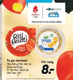 Bilka To go marked tilbud