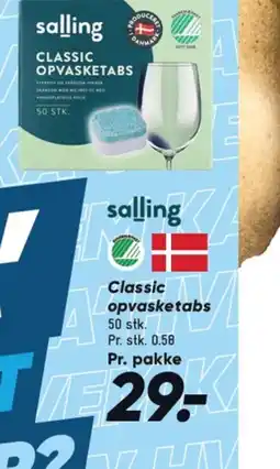 Bilka Classic opvasketabs tilbud