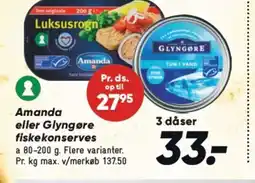 Amanda eller Glyngøre fiskekonserves