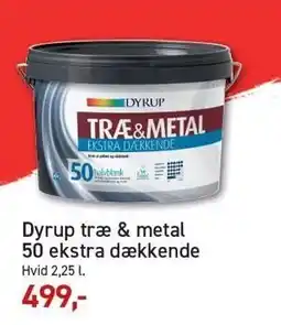 Johannes Fog Dyrup træ & metal 50 ekstra dækkende tilbud