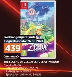 Power THE LEGEND OF ZELDA: ECHOS OF WISDOM tilbud