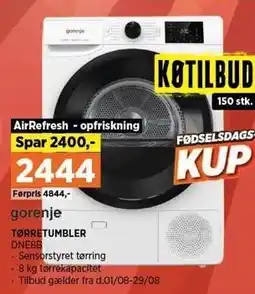 Power GORENJE TØRRETUMBLER tilbud