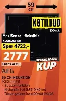 Power AEG 60 CM INDUKTION tilbud