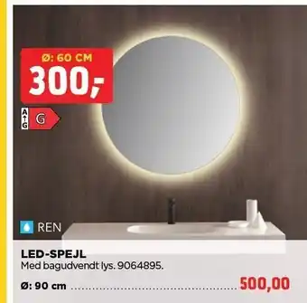 jem & fix LED-SPEJL tilbud