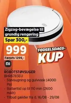 Power ROBOTSTØVSUGER tilbud