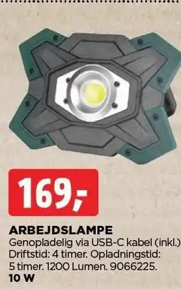 jem & fix ARBEJDSLAMPE tilbud
