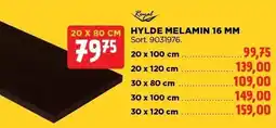 jem & fix HYLDE MELAMIN 16 MM tilbud