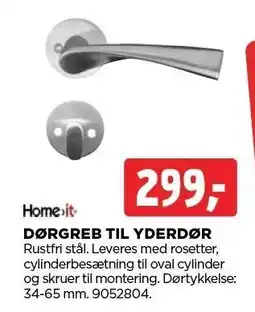 jem & fix DØRGREB TIL YDERDØR tilbud