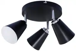 Harald Nyborg Lux Lamp Loftlampe Bari 3 x E14 - sort tilbud