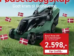 Johannes Fog Bosch Rotak 650 36 V plæneklipper tilbud