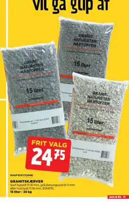 jem & fix GRANITSKÆRVER tilbud