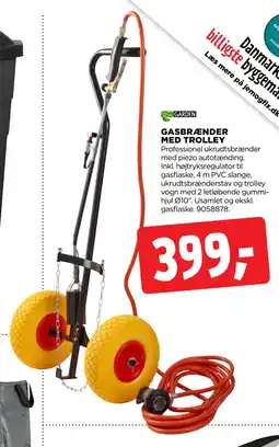GASBRÆNDER MED TROLLEY