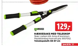 jem & fix HÆKKESAKS MED TELESKOP tilbud
