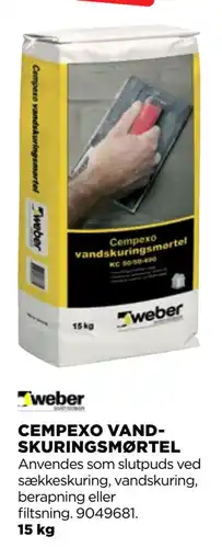 jem & fix CEMPEXO VANDSKURINGSMØRTEL tilbud