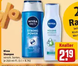 REWE DE NIVEA Shampoo tilbud