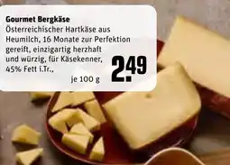 REWE DE Gourmet Bergkäse tilbud