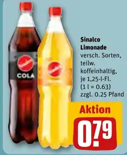 REWE DE Sinalco Limonade tilbud