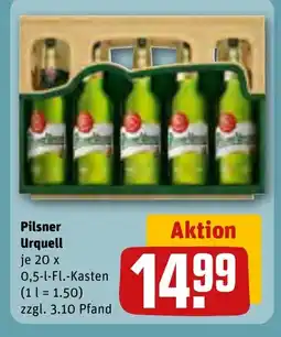 REWE DE PILSNER Urquell tilbud