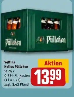 REWE DE Veltins Helles Pülleken tilbud