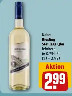 REWE DE Riesling Steillage QbA tilbud