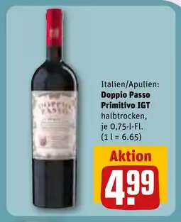 REWE DE Doppio Passo Primitivo IGT tilbud