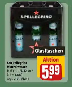REWE DE SAN PELLEGRINO Mineralwasser tilbud