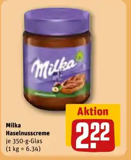 REWE DE MILKA Haselnusscreme tilbud