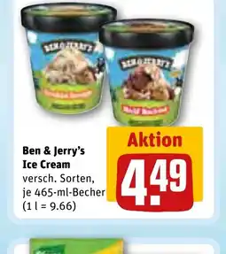 REWE DE BEN & JERRY's Ice Cream tilbud