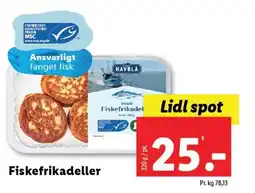 Lidl Fiskefrikadeller tilbud