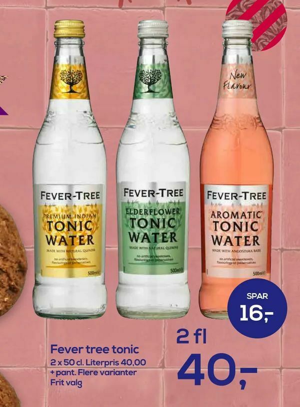 Fever tree tonic tilbud hos Irma