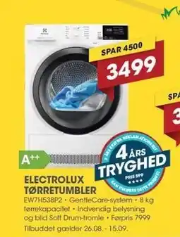 Punkt1 Electrolux Tørretumbler tilbud
